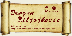 Dražen Miljojković vizit kartica